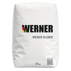 Клей для плитки/ керамогранита/ мозаики/ камня Werner Weiber Kleber белый класс C2 TE S2 25 кг
