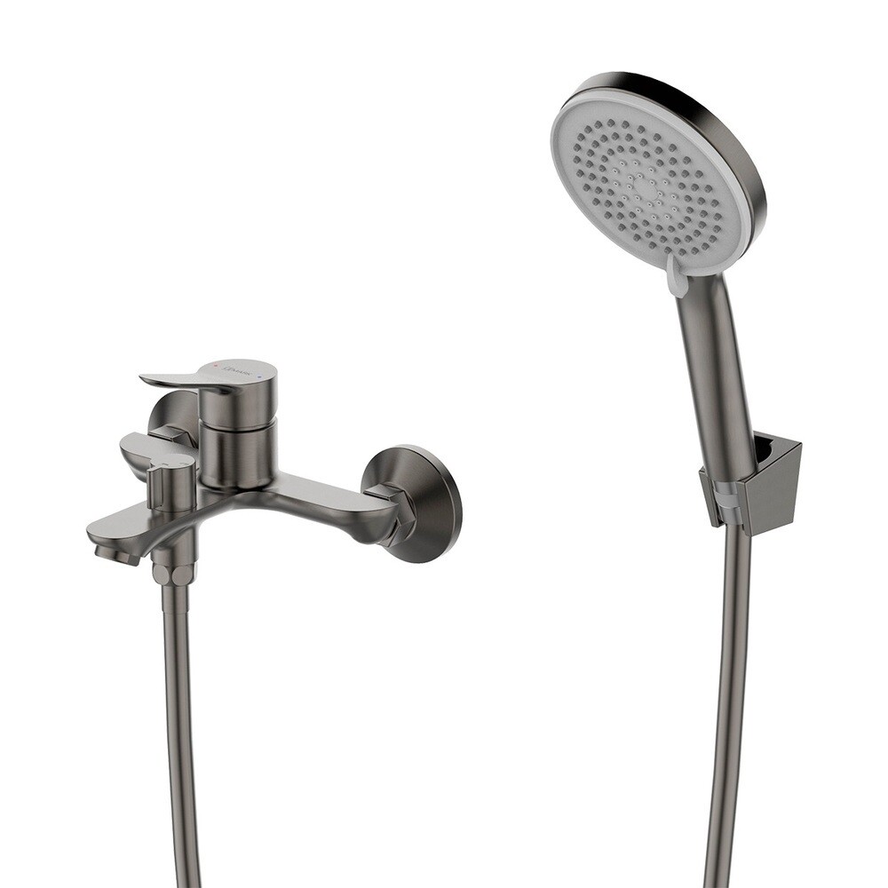 Смеситель для ванны Lemark Siberia графит однорычажный с коротким изливом с лейкой (LMF-7022B-GM)
Смеситель для ванны Lemark Siberia графит однорычажный с коротким изливом с лейкой (LMF-7022B-GM)