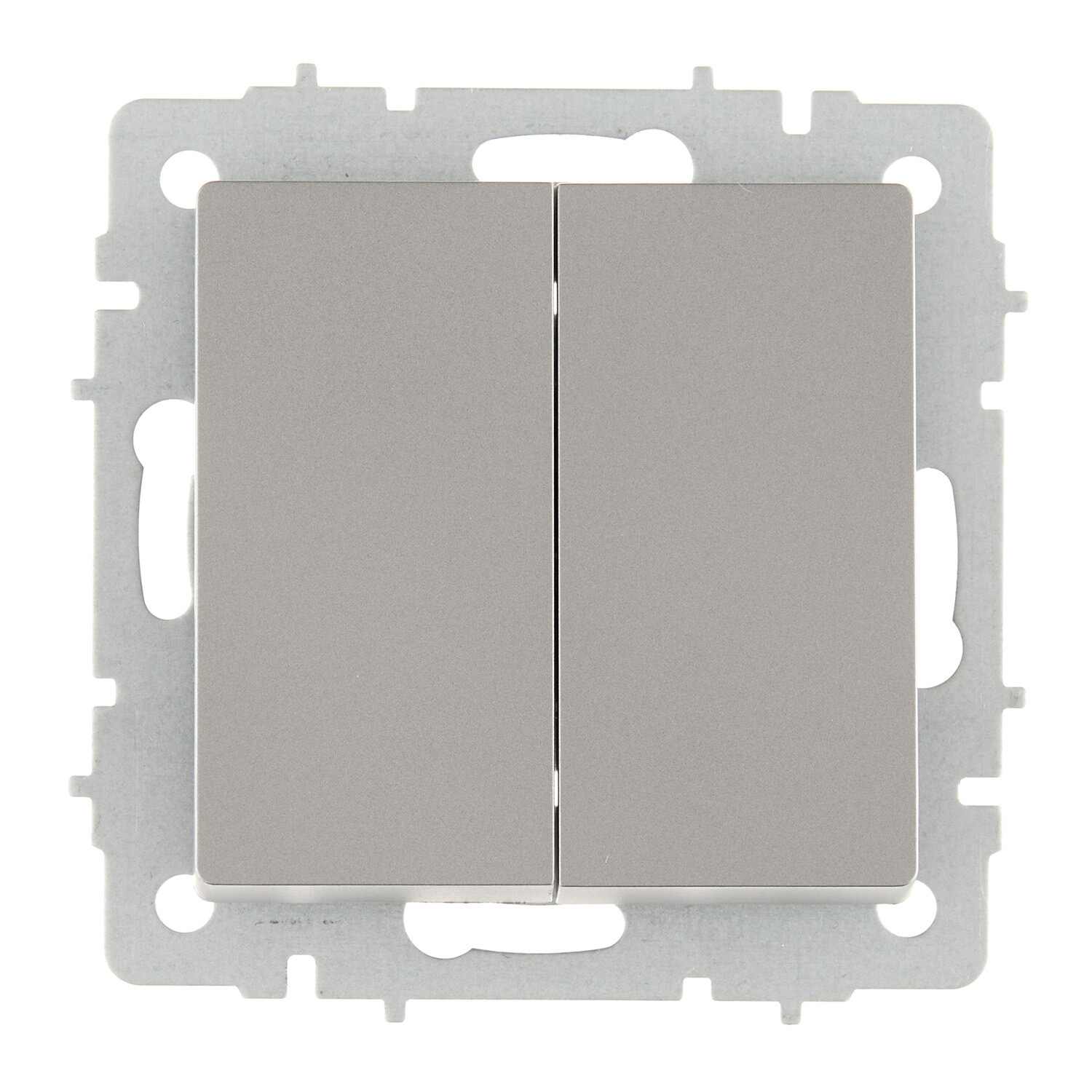 Выключатель IEK Brite ВС10-2-0-БрС двухклавишный встраиваемый сталь (BR-V20-0-10-K46)
Выключатель IEK Brite ВС10-2-0-БрС двухклавишный встраиваемый сталь (BR-V20-0-10-K46)