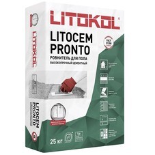 Ровнитель (стяжка пола) первичный Litokol Litocem Pronto быстротвердеющий 25 кг