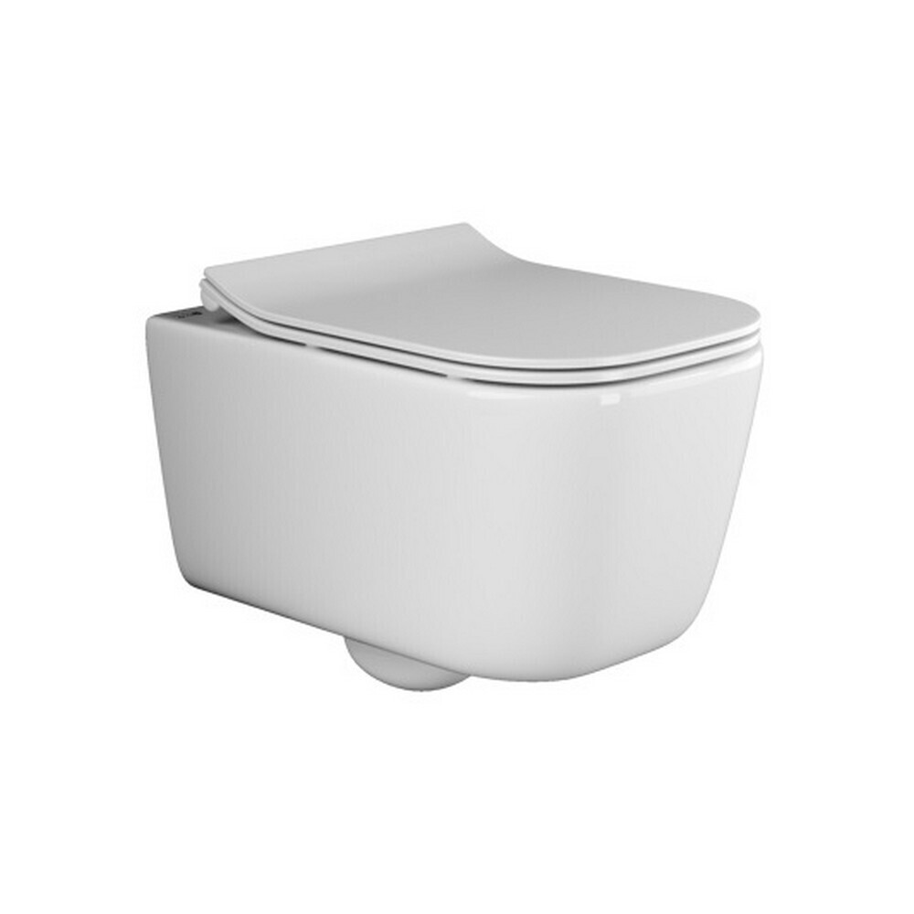 Унитаз подвесной Ceramicanova New Day безободковый белый с сиденьем дюропласт микролифт (CN3005)
Унитаз подвесной Ceramicanova New Day безободковый белый с сиденьем дюропласт микролифт (CN3005)