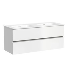 Тумба под раковину Sancos Urban 120 см подвесная белая (UR120-2W)