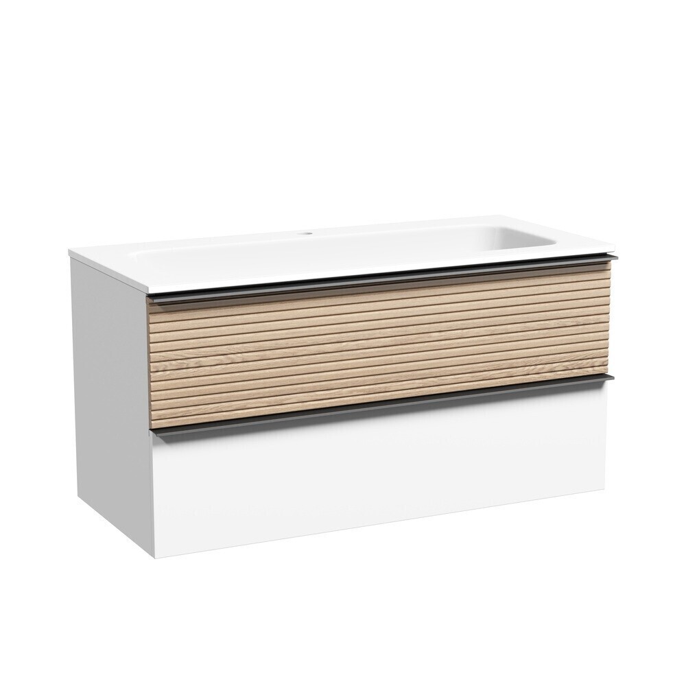 Тумба под раковину Sancos Delta 100 см подвесная дуб светлый/белая (DL100W), Белый;серый
Тумба под раковину Sancos Delta 100 см подвесная дуб светлый/белая (DL100W), Белый;серый