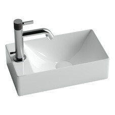Раковина Ceramicanova Element 38 см накладная белая (CN5008)