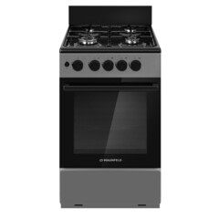 Плита газовая Maunfeld MGC50GEGR08 4 конфорки серая