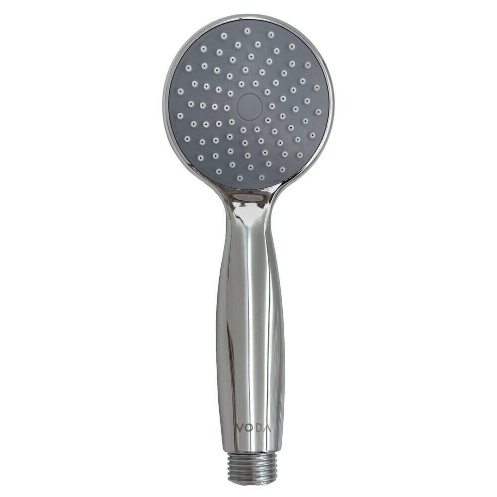 Лейка для душа Voda d85 мм 1 режим без шланга пластик хром (VSP04)
Лейка для душа Voda d85 мм 1 режим без шланга пластик хром (VSP04)