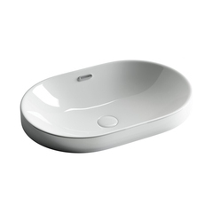 Раковина Ceramicanova Element 60 см встраиваемая белая (CN5020)