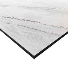 Столешница azurita white 600х500х16 мм компакт-ламинат с плинтусом Slotex