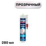 Герметик силиконовый санитарный Tytan Professional прозрачный 280 мл