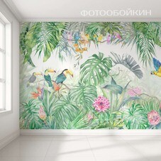 Фотообои Фотообойкин Тропический лес Pt-072_4 (4х2,7 м)