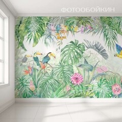 Фотообои Фотообойкин Тропический лес Pt-072_4 (4х2,7 м)