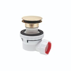 Сифон для раковины Wirquin Nano 6.7 1 1/4х32 мм с выпуском клик-клак с соединением 32 мм золото (30724955)