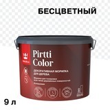 Морилка Tikkurila/Tikkivala Pirtti Color водная бесцветная 9 л