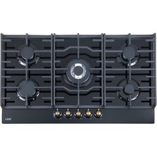 Варочная панель газовая Lauf PG-907BL classic 5 конфорок черная