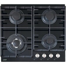 Варочная панель газовая Lauf PG-616BL 4 конфорки черная