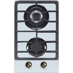 Варочная панель газовая Lauf PG-304WH classic 2 конфорки белая