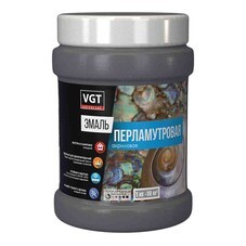 Эмаль декоративная акриловая VGT Перламутровая жемчуг 0,23 кг