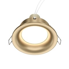 Светильник встраиваемый GU10 золото 50 Вт IP20 Maytoni Slim (DL027-2-01-MG)