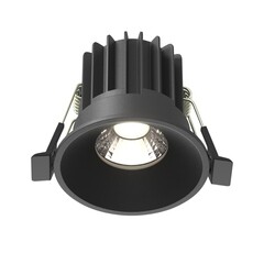 Светильник встраиваемый светодиодный черный 7 Вт 4000К IP20 Maytoni Round (DL058-7W4K-B)