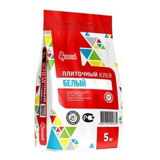 Клей для плитки/ керамогранита/ камня Старатели белый класс C2 5 кг