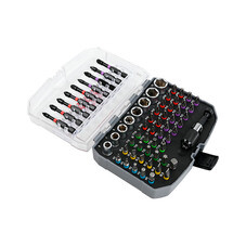 Набор бит КМ PH/PZ/TORX/HEX 25/50 мм с магнитным держателем (63 шт.) (1158350)