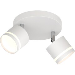 Спот потолочный Schaffner Salomon GX53 30 Вт 5 кв.м белый IP20 (4740-2 WH)