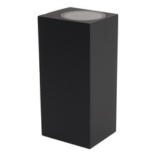 Светильник садово-парковый настенный Feron DH051 черный 160 мм GU10 20 Вт IP65 (48330)