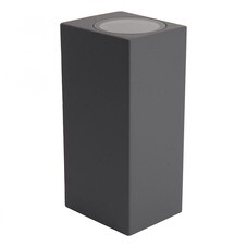 Светильник садово-парковый настенный Feron DH051 серый 160 мм GU10 20 Вт IP65 (48327)
