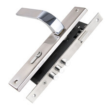 Замок врезной Punto LOCKSET90.ORION.4585-3 SN/CP для входной двери под цилиндр матовый никель/хром 5 ключей