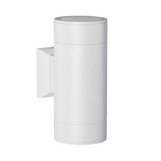 Светильник фасадный настенный IN HOME НБУ Цилиндр белый 205 мм GX53 24 Вт IP54