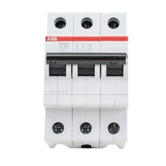Автоматический выключатель модульный ABB SH203 3P 25А тип C 6 кА 400 В (2CDS213001R0254)