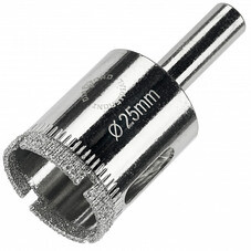 Коронка алмазная Diamond Industrial (DIDCBC025) по стеклу и керамике d25 мм
