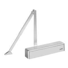 Доводчик дверной Lavelly (120-180 кг) серебро