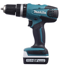 Дрель-шуруповерт ударная аккумуляторная Makita HP347DWE 14,4 В 1,5 Ач Li-Ion 2 АКБ и ЗУ
