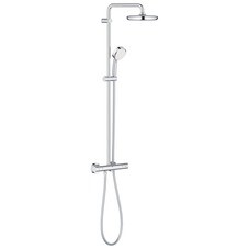 Душевая система Grohe Tempesta Cosmopolitan System с верхним душем с лейкой с термостатом хром (27922001)