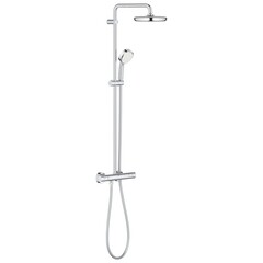 Душевая система Grohe Tempesta Cosmopolitan System с верхним душем с лейкой с термостатом хром (27922001)