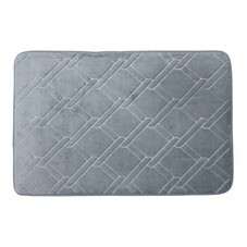 Коврик для ванной серый 80х50 см Dasch GmbH Fresh Звенья (14725)