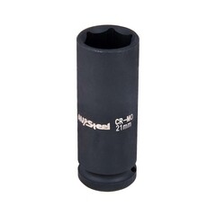 Головка торцевая ударная AV Steel 1/2х21 мм шестигранная удлиненная (AV-720121)
