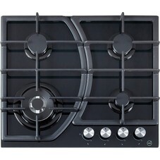 Варочная панель газовая MBS PG-610BL 4 конфорки черная