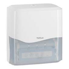 Диспенсер Tellus Matic Solution для бумажных полотенец пластик белый (911000)