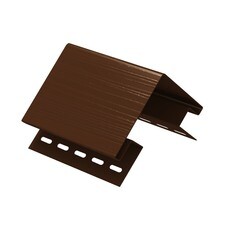 Угол наружный Ю-Пласт Timberblock 3000 мм коричневый
