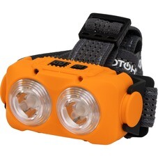 Фонарь налобный Фотон SA-1950 светодиодный 32 LED 6 Вт аккумуляторный Li-Ion 1800 мАч пластик 11 режимов (26150)