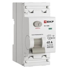 УЗО EKF PROxima ВД-100N 40А 1P+N тип A 30 мА 6 кА (E1026MA4030)