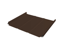 Кликфальц 0,5 мм Grand Line Pro Line с пленкой на замках коричневый RAL 8017 satin matt TX