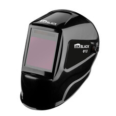 Маска сварщика КМ Black Ф-10 4-13 DIN хамелеон 100х96 мм