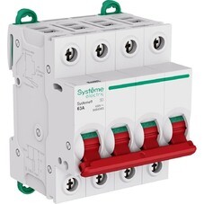 Выключатель нагрузки Systeme Electric Systeme9 4P 63А 400 В на DIN-рейку (S9S40463)