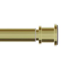 Карниз для ванной Iddis 110-200 см телескопический прямой пластик золото (RSG0120i14)