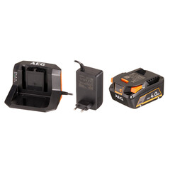 Аккумулятор AEG SETL1840S 18В 4Ач Li-Ion с зарядным устройством в комплекте (17653685)