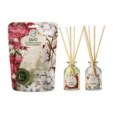 Аромадиффузор с палочками Aroma Harmony Duo Neroli Breeze + Cotton 30+30 мл