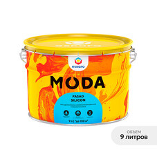 Краска фасадная Eskaro Moda силиконизированная база TR бесцветная 9 л